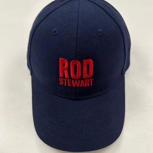 Rod Stewart Blue Baseball Cap Hat Blue